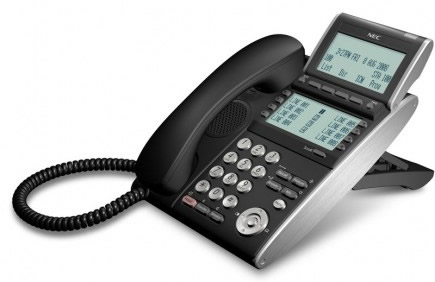 NEC - BE106859 - DTL-8LD-1P(BK)TEL - DT330 DIGITAL 8 BUTTON 2 DISPLAY DESI-LESS TELPHONE BLACK, SV8xxx.
