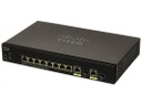 CISCO - SG350-10P-K9-UK - SG350-10P 10-Port Gigabit PoE Managed Switch.