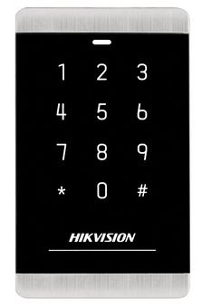 Hikvision - DS-K1103MK - Card Reader -Reads Mifare 1 card, with keypad, Supports RS485 and Wiegand(W26/W34) protocol;Tamper-proof alarm, Dust-proof, IP64 (1-Year Standard Warranty).