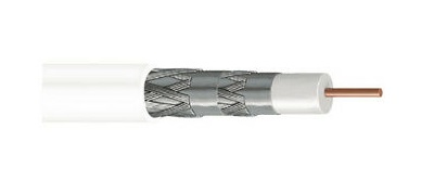 Commscope - 4103904/10 - RG6 Type Quad Shield Plenum Video Coaxial Cable, White, (Reel 305 Mtr).
