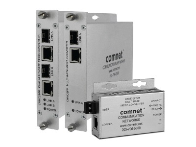 Comnet - CNMCSFPPOE/M - Media Converter Mini, 1 x port RJ-45 10/100/1000Mbps PoE+ IEEE 802.3at 30W, 1 x port SFP Support 100/1000Mbps. (SFP Sold Separately).