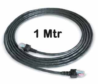 Datwyler Cables - 651608 - UTP Patch Cord Cat6 Uninet 602 flex LS0H Black 1 Mtr.