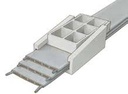 Datwyler Cables - 179813 - DYNOFIL FL/FM ACCESSORY, FOR ELEVATOR FLAT CABLES, TYPE LZ 1006, PLASTIC, GREY, CLAMPING WIDTH: 55 MM.