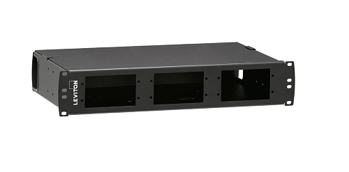 Leviton - 5R2UL-F06 - FO Patch Panel Opt-X® 500i SDX, 6-PLT 2RU Empty up to 144 Fiber.