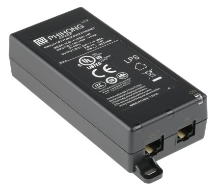 NEC - 9600 005 17000 - PSA16U-480(POE) | Power Injector adapter, single port, POE 802.3af 15.4W.