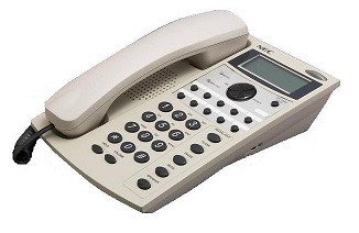 NEC - AT-35 - SINGLE LINE ANALOG PHONE WITH (CALLER ID, Display & MWL Message Waiting Lamp) SL85177090CN.