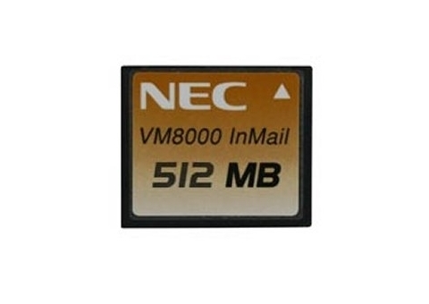 NEC - BE107682 - AKS INMAIL EU - VRS & VOICE MAIL COMPACT FLASH CARD CF 512MB ON PZ-VM21.
