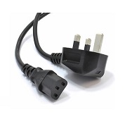 NEC - EU000083 - Mains Cord Power Cable 2.5 Mtr UK, for SV8xxx & SV9xxx.