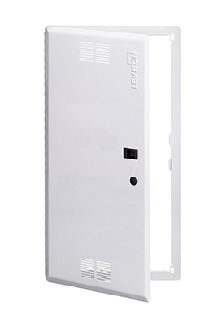 Leviton - 47605-28S - SMC 28" Premium Vented Hinged Door, White H x W x D (744.7 x 396.8 x 6.4) mm.