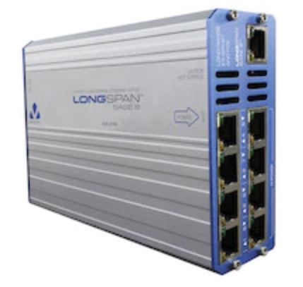 Veracity - VLS-LS-B8 - LONGSPAN Base 8. Eight Channel, long-range extender up to 820m, Ethernet & POE Extender.