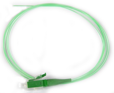 Datwyler Cables - 800.303.170 - FO Pigtail LC / APC, SM 9/125 G657A OS2, Green 1 Mtr