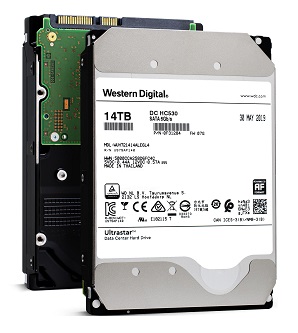 WD - WUH721414ALE6L4 - HDD 14TB 3.5" SATAIII, Ultrastar® DC HC530, 512e 6Gb/s 512MB, 7200 RPM.
