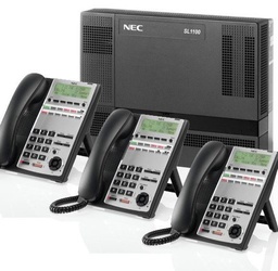 [1632-12TXH] NEC - 1632-12TXH - PABX WITH THREE 12 BTN DIGITAL PHONE PACKAGE.
