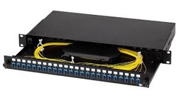 [FPSLSCSX0241B] Opterna - FPSLSCSX0241B - FO Patch Panel 1U Unloaded Sliding 24-Port SC or LCD, Black.