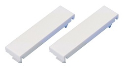 [774102] Ultima - 774102 - Blank Plate Quarter UK Style White 50x12.5mm