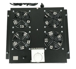 [CSA-9-2002] CANOVATE - CSA-9-2002 - 4-WAY Fan Module for inorax-ST with analog Thermostat, Black.