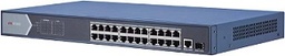 [DS-3E0526P-E] Hikvision - DS-3E0526P-E - 24-Port 10/100/1000, Layer2, Gigabit Unmanaged PoE Switch, 1× Gigabit RJ45 port + 1× Gigabit SFP fiber optical port, 370W, support 802.3af/at (MOI-SSD Approved, 1-Year Standard Warranty).