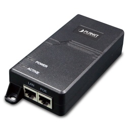 [795196 - POE-163] Planet - 795196 - POE-163 - PoE Injector, 1-Port PoE+ (802.3at), 10/100/1000 Mbps, Power Budget 30W.