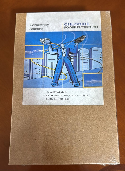 Emerson Chloride - AM-P3-CN - ManageUPS Net adapter, SNMP card.