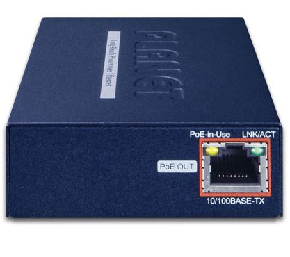 Planet - LRP-101U-KIT - Long Reach Extender LRP-101U-KIT, 1-Port PoE over UTP (LRP-101UH + LRP-101UE).