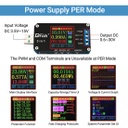 DROK - 200488 - Digital USB Buck Boost Voltage Regulator DC 3.5V-15V to 0.6V-30V 2A 15W Power Supply Module.