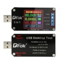 DROK - 200488 - Digital USB Buck Boost Voltage Regulator DC 3.5V-15V to 0.6V-30V 2A 15W Power Supply Module.