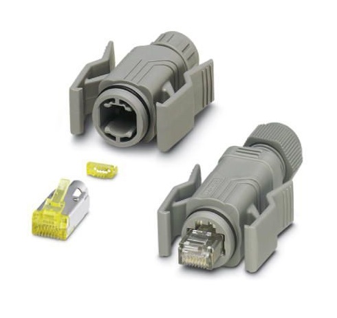Datwyler Cables - 417520 - IP67 RJ45 connector IEC 11801:2002 PA IDC fast connection AWG 26- 23, Grey.