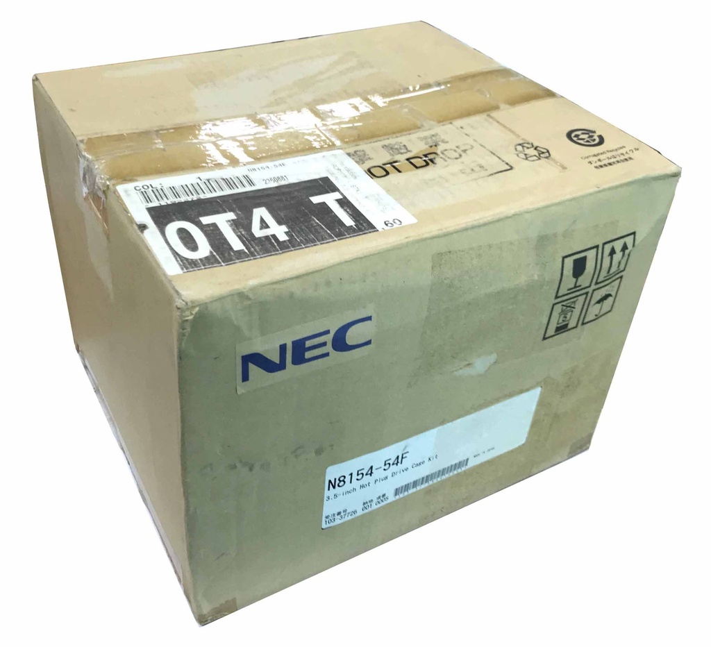 NEC - N8154-54F - 3.5 inch Hot Plug Drive Cage Kit for 4 LFF HDDs 3.5" (SAS or SATA), for Servers NEC Express5800 Series.