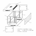 Datwyler Cables - 4001098 - 9U wall mount cabinet (600mmx450mm), Glass door with 6 way UK PDU, shelf and fan, Black.