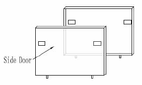 Datwyler Cables - 4001184 - 9U Cabinet's side Panel (600 x 450mm).