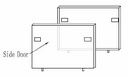 Datwyler Cables - 4001184 - 9U Cabinet's side Panel (600 x 450mm).