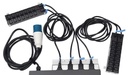 HP - 252663-B31 - 32A High Voltage Horizontal Modular PDU (7.3kVA, 200-240V, 32A, 11.8ft (3.6m) attached cord IEC 60309 32A3W, 4 x 16A, 4 x IEC C-19)