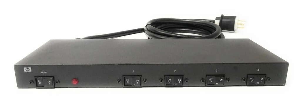 HP - 252663-B31 - 32A High Voltage Horizontal Modular PDU (7.3kVA, 200-240V, 32A, 11.8ft (3.6m) attached cord IEC 60309 32A3W, 4 x 16A, 4 x IEC C-19)