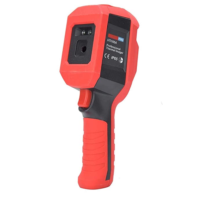 Infrared Thermal Imager High-precision Hand-held Human Body Temperature Measurement Tool, High Temperature Alarm, 2.8 inch TFT screen, 160x120 Resolution, Temperature range 30°~40°, 1 Mtr Optimal measuring distance, USB interface charging, Tripod mounting hole, Thermal imaging fusion, Digital Camera Image mode.