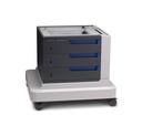 HP - CE725A - Color LaserJet 3 x 500-sheet Paper Feeder and Stand.