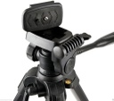 BENRO - BE.T600EX - 3-Way Head Aluminium Triop, Lightweight (Black), Video Tilt head, Max Load 3 kg, Max Height 143.50 cm.