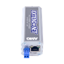 AMG - AMG160-1F-1EU - Industrial 1-Port Ethernet Extender Over UTP 10/100Mbps, 802.3at/bt 30/60/90W PoE Pass Through.