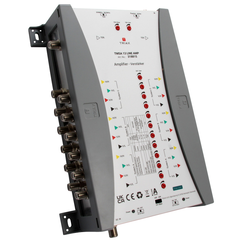 Triax - 318815 - TMSA 13 Line Amp, 13 Inputs, 20dB Gain.