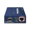 Planet - GTP-805A - PoE Media Converter SFP to 1000BASE-T SM/MM 10/100/1000 Gigabit PoE+(802.3at) Vary on SFP.