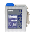 AMG - AMG250-2GAT-2S-P60 - Dual Channel Industrial Multirate PoE Media Converter 2x 10/100/1000Base-T(x) RJ45 Ports 802.3at 30W PoE, 2x 100/1000Base-FX SFP Ports, DIN Rail, Wall Mount, (-40 ~ +75°C), Power Input 48-56VDC, *PSU is not included.