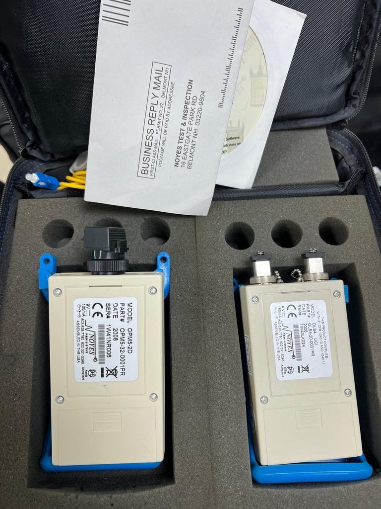 AFL - SMLP5-5 *Used - OLS4 Optical Light Source + OPM5-2D Optical Power Meter MM/SM, USB, cap, CD software & Carry case.