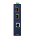 Planet - IGT-1205AT - Media Converter Industrial 1-Port 10/100/1000T to 2-Port 100/1000/2500X SFP.
