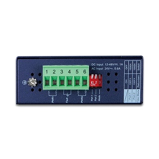 Planet - IGT-1205AT - Media Converter Industrial 1-Port 10/100/1000T to 2-Port 100/1000/2500X SFP.