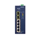Planet - IGS624HPT - Industrial Switch 4-Port 10/100/1000T 802.3at PoE + 2-Port 100/1000/2500X DIN-Rail Wall Mount.