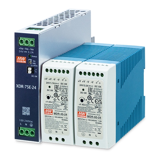 Planet - PWR-24-40 - 40W 24V DC Single Output Industrial DIN-rail Power Supply (-20 ~ 70 degrees C).