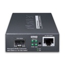 Planet - GT-915A - 10/100/1000BASE-T to 100/1000BASE-X SFP Managed Media Converter.