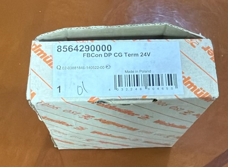 Weidmuller - 8564290000 - FBCON DP CG TERM 24V, Standard distributor with bus termination (active), Terminator, IP65, IP66.