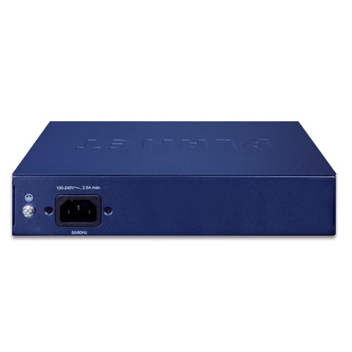 PLANET - GSD-1008HP - Desktop Switch 8-Port 10/100/1000T 802.3af/at PoE+, 2-Port 10/100/1000T, 9" 1U RM Rack mount, Max POE 120w.