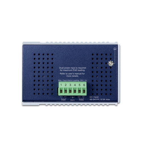 Planet - IGS-4215-8UP2T2S - Industrial Managed Switch L2/L4 8-Port 10/100/1000T 802.3bt PoE++, 2-Port 10/100/1000T, 2-Port SFP 100/1000X, IP30 -40~75C, Dual Power Input 48~54VDC, 240~360w.