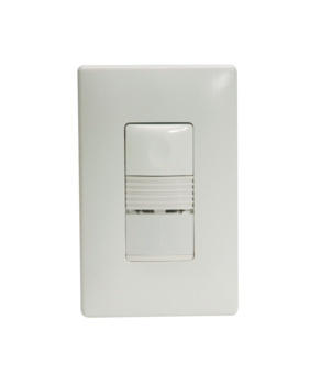 Legrand - PW-100-W-XP - PIR Wall Mount Switch Occupancy Sensor, 120/277V, 800/1200 Watt, 50/60Hz, White.